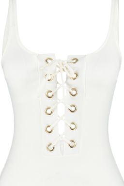 Ekru Kusgozu Detayl? U Yaka Kapl? Regular Mayo TBESS20MA0137