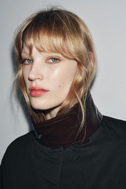 ZW COLLECTION CONTRAST COLLAR JACKET - Zara фото 2