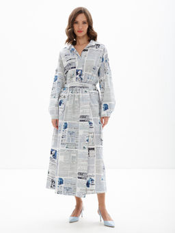 Платье женское 12421-35022 multicolor-blue