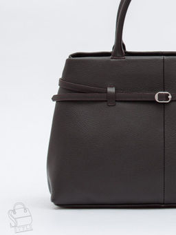 Сумка женская кожаная 8018-2S coffee Velina Fabbiano-Safenta