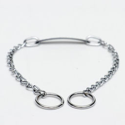 Ошейник - удавка с табличкой под гравировку, 32,5 см, толщина проволоки 1,6 мм - Пижон фото 2