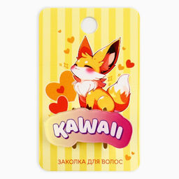 Цена за 4 шт. Заколки для волос на открытке Kawaii, 3.7×1.4×1 см