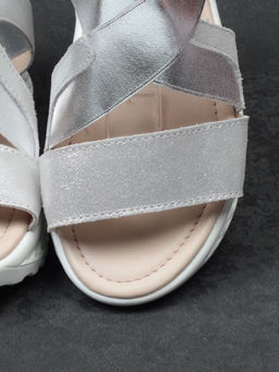 08-PED92-4 SILVER Босоножки (натуральная кожа) - Фабричный китай фото 16