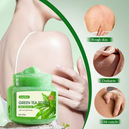 SADOER Скраб для тела антицеллюлитный Green Tea, 350 гр.  фото 3