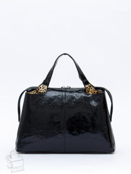 Сумка женская кожаная 9613-1S black Velina Fabbaino-Safenta в Новосибирске