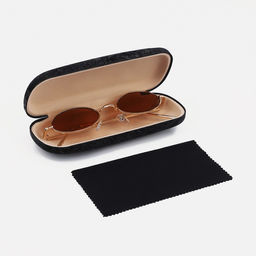 Футляр для очков хлопушка, салфетка, цвет чёрный - Simaland фото 3