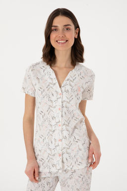 Kad_n Ekru Pijama Tak_m_ Sepette S_rpriz _ndirim - U.s. polo assn фото 3