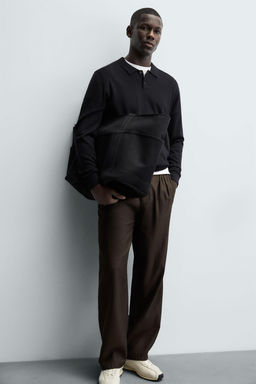 100% WOOL KNIT POLO SHIRT - Zara фото 5