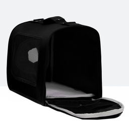 Сумка-переноска с окном для мордочки, 42 х 21 х 25 см, чёрная - Пижон фото 12