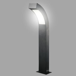 ULU-T72A-14W/4000K IP65 BLACK Светильник светодиодный уличный. Архитектурный напольный. Белый свет (4000K). Корпус черный. TM Uniel