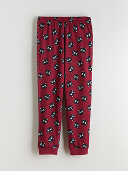 Beli Lastikli Desenli Kad?n Jogger Pijama Alt?