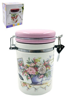 Банка с зажимом "Beautiful garden", арт. НС800-К48 (650мл)