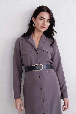 Платье-рубашка с английским воротником - Martichelli фото 42