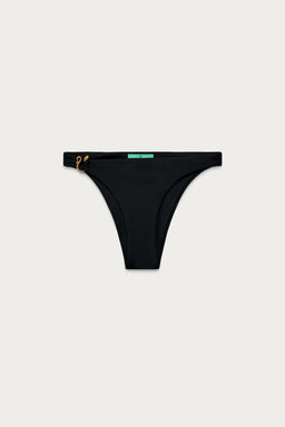 ASYMMETRIC CUT-OUT SWIMSUIT WITH SHOULDER DETAIL - Zara фото 15