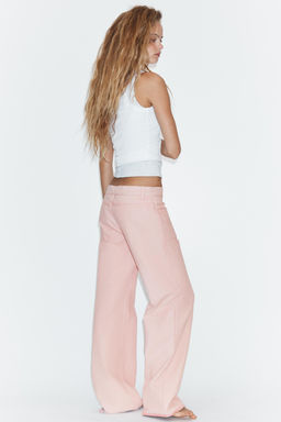 JEANS TRF REVERSIBLE TIRO MEDIO / Rosa - Zara фото 6