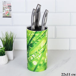 Подставка для ножей 22х11 см Круг / LD23-33 /уп 12/