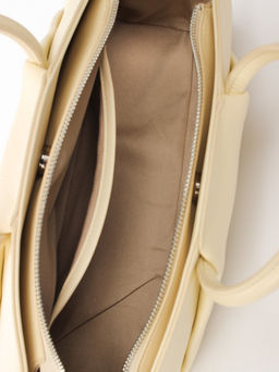 LACCOMA сумка АМ2243-светло желтый натуральная кожа хлопок