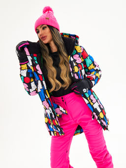 Женская горнолыжная сноубордическая куртка Alpha Endless Ultra Chaleur SNB 423/316_7 Разноцветный  фото 19