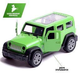 Машина металлическая Крузер, 1:48, инерция, открываются двери, цвет зелёный - Автоград фото 9
