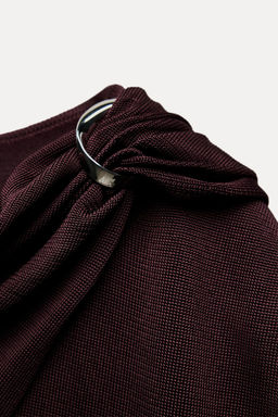 KNIT TOP WITH GOLDEN APPLIQUE - Zara фото 7