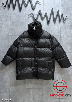 Теплая дутая куртка с высоким горлом