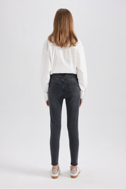 Джинсовые брюки скинни длиной до щиколотки с нормальной талией Rebeca - Defacto фото 7