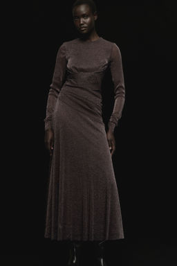 Vestido brillante de malla - H&m фото 3