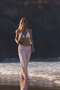 SHOULDER BAG WITH METAL APPLIQUES