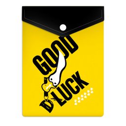 Папка для документов пластиковая арт. 59388/ 12 УТКА НА УДАЧУ (полипропилен, 15.8х11.4 см, одно отде