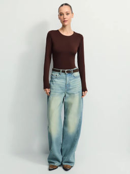 Базовое боди с длинным рукавом / Zarina