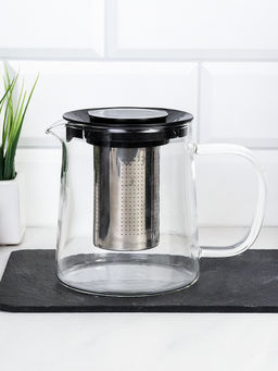 Чайник 850 мл жаропрочное стекло / С01-850 /уп 36/* с нейлоновой крышкой - Галеонтрейд фото 3