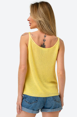 Женский вязаный топ на бретелях Happy Fox  фото 53