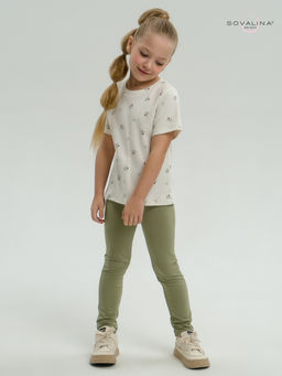 Костюм Мулан бордовые тюльпанчики-оливка - Sovalina фото 14