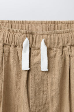 PANTAL?N STRAIGHT PINZAS TEXTURA / Ocre - Zara фото 4