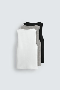 PACK 3 CAMISETA TANK B?SICA / varios