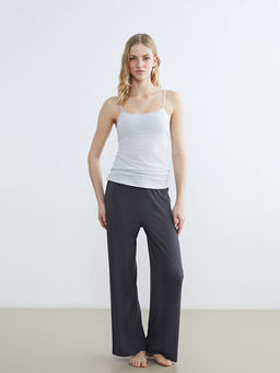 Beli Lastikli Fitilli Kad?n Pijama Alt?