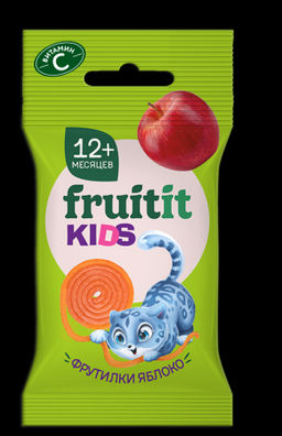 Цена за 10шт FRUIT IT KIDS Пастилки Фрутилки Яблоко 1/15 (30) 12+