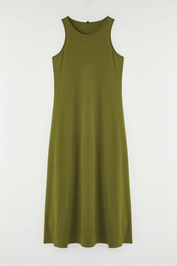 TRENDYOLMILLA Siyah Halter Yaka A Line/Can Kesim Maxi Orme Elbise TWOSS25EL00226  фото 5