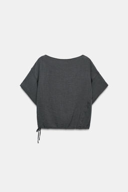 CAMISA CAPA BAJO AJUSTABLE / Gris antracita
