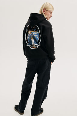 Sudadera con capucha y estampado Loose Fit - H&m фото 5