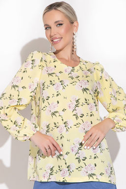 Блузон Парижанка (цветы лимончелло) - Эльза фото 14