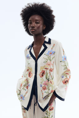Camisa resort estampada de lyocell - H&m фото 2