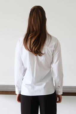 Beyaz Gold Aksesuar Detayl? Gomlek TWOAW26GO00137 - Trendyolmilla фото 4