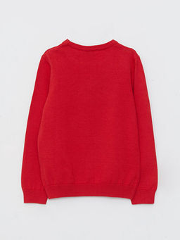 Bisiklet Yaka Spiderman Desenli Uzun Kollu Erkek ?ocuk Triko Kazak - Waikiki фото 2