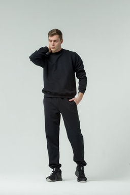 Костюм из лакосты, черный - Knitka фото 4