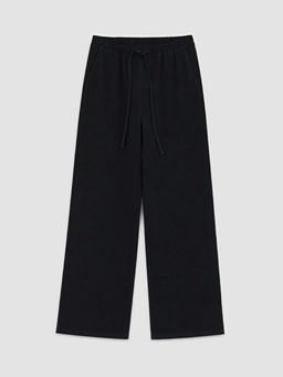 Beli Lastikli Wideleg Kad?n Jean Pantolon