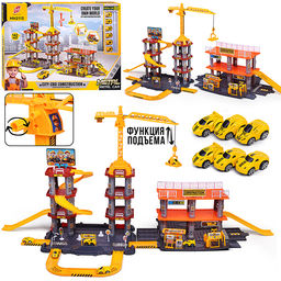 Парковка "Приключения на стройке" (142 предметов) в коробке