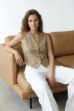 Vizon Premium Regular Kal?p Dokuma Yelek TWOSS24YE00017