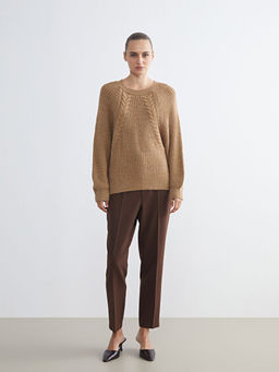 Bisiklet Yaka Kad?n Triko Kazak