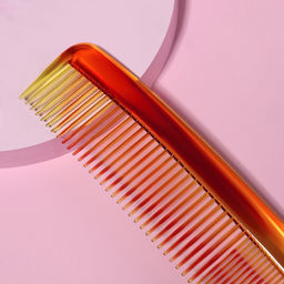 Цена за 3 шт. Набор расчёсок, 2 предмета, цвет «янтарный»